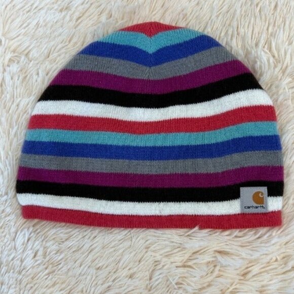 Carhartt‎ winter Hat  multi color youth size one - Picture 1 of 2